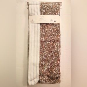 LAURA ASHLEY Reversible Super Soft Plush Bethanny Paisley Zoe Coco Throw…